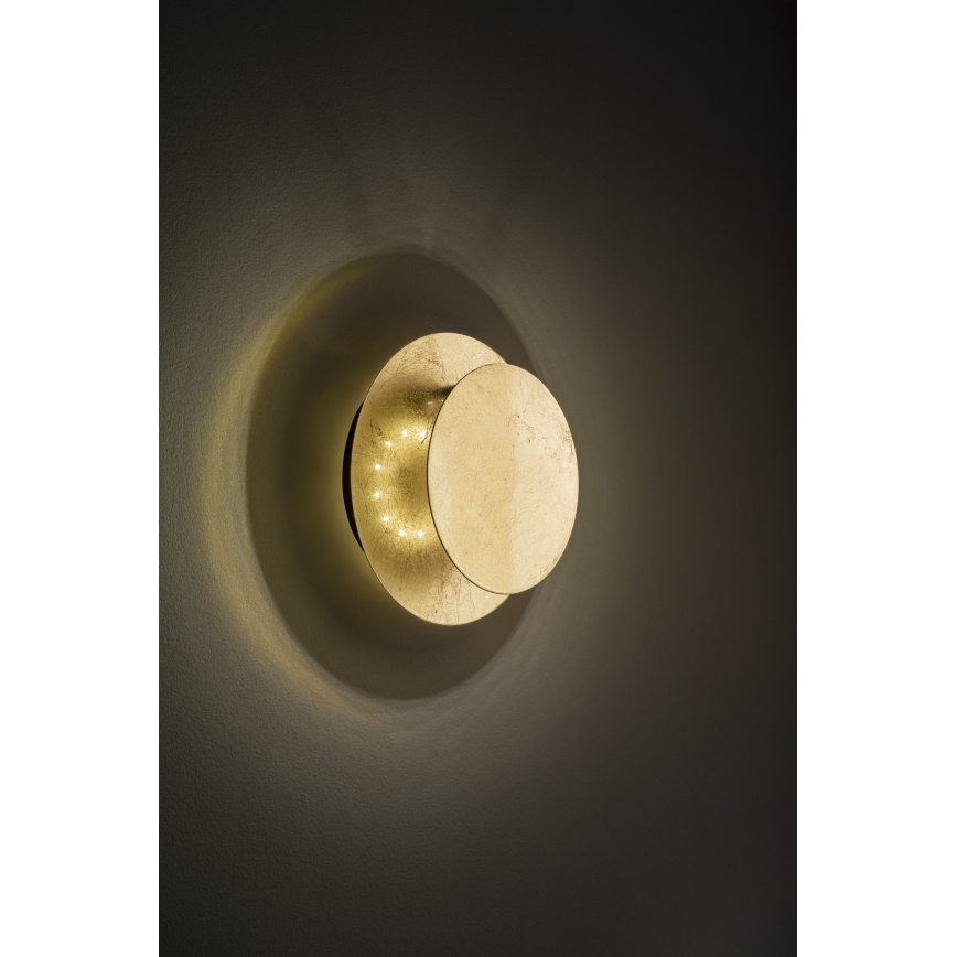Wofi 4048-301R - LED väggbelysning BAYONNE LED/6,5W/230V guld