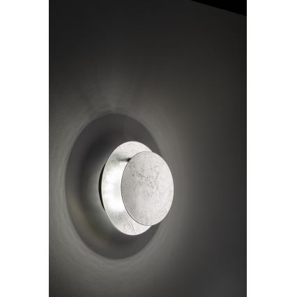 Wofi 4048-303R - LED väggbelysning BAYONNE LED/6,5W/230V silver