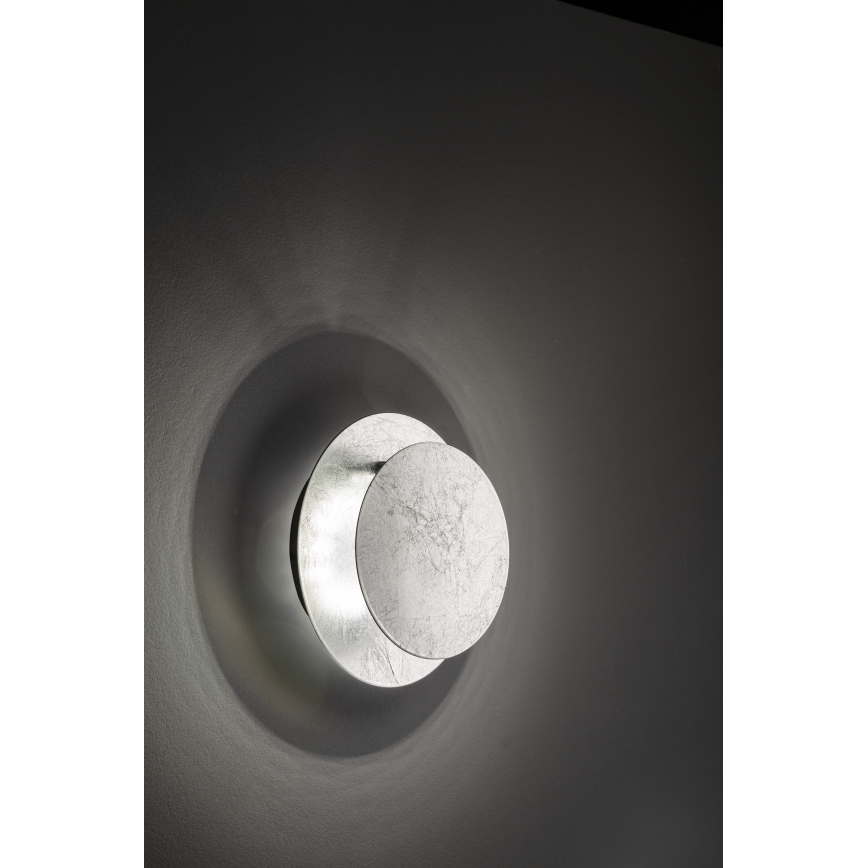 Wofi 4048-303R - LED väggbelysning BAYONNE LED/6,5W/230V silver