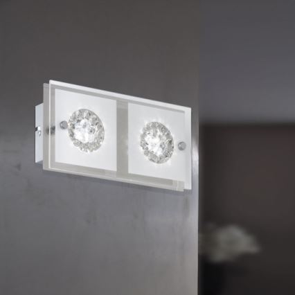 Wofi 4272.02.01.0000 - LED vägglampa  REIMS 2xLED/4W/230V