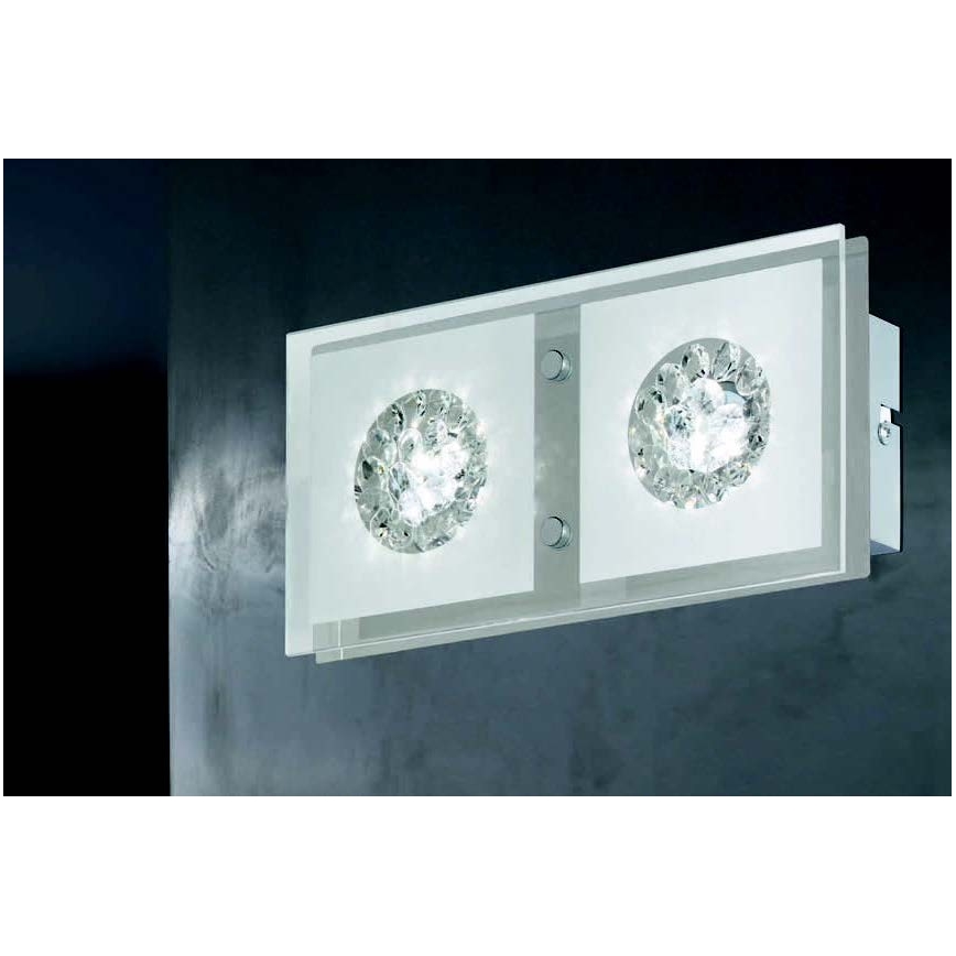 Wofi 4272.02.01.0000 - LED vägglampa  REIMS 2xLED/4W/230V