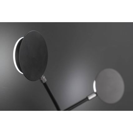 Wofi 446604109000 - LED väggbelysning BELIZE 4xLED/5W/230V 3000K svart