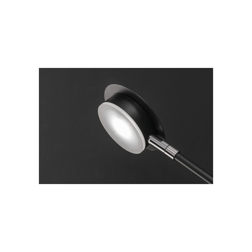 Wofi 446604109000 - LED väggbelysning BELIZE 4xLED/5W/230V 3000K svart