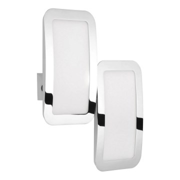 Wofi 4526.02.01.6000 - KIT 2x LED ljusreglerad vägglampa SAGA LED/8W/230V