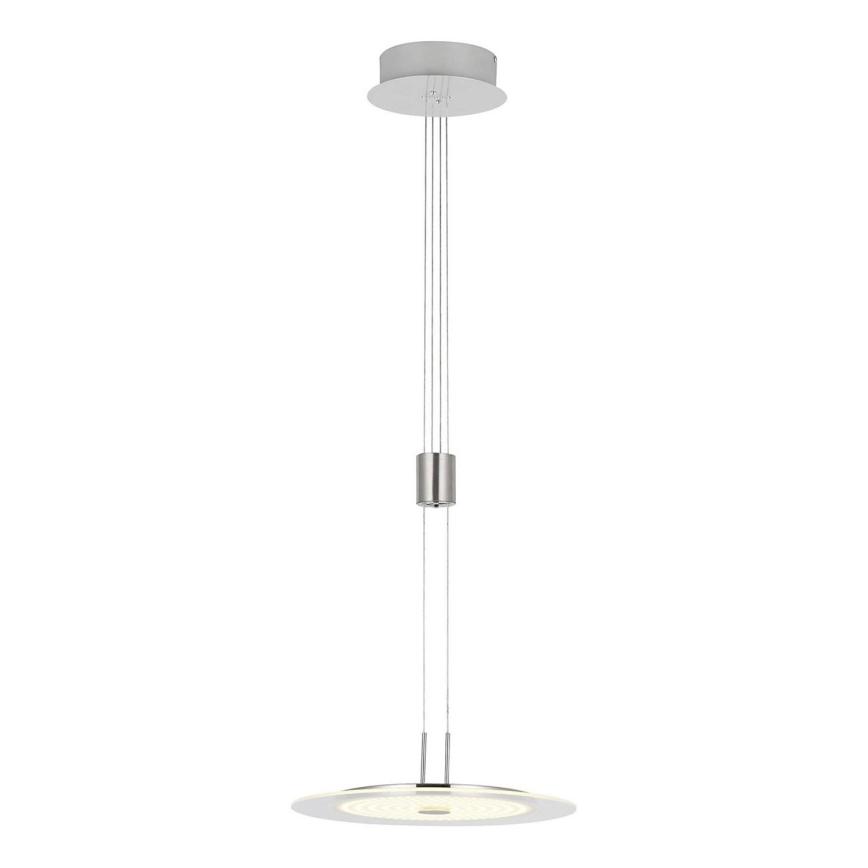 Wofi 6120.01.54.0000 - LED ljusreglerad ljuskrona på textilsladd ROMA LED/21,6W/230V