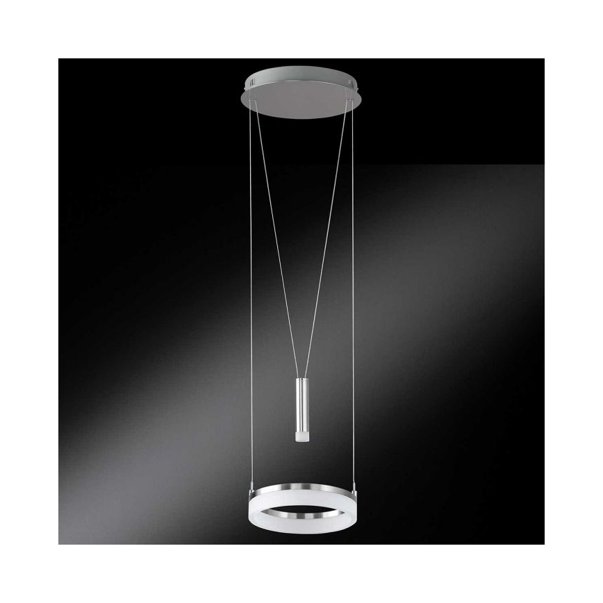 Wofi 6263.02.54.6250 - LED ljusreglerad ljuskrona på textilsladd JETTE LED/10W/230V + LED/1W