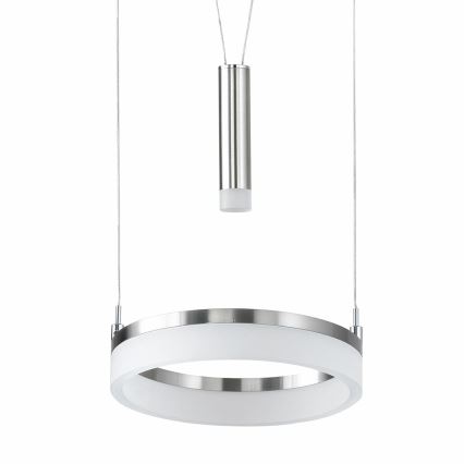 Wofi 6263.02.54.6250 - LED ljusreglerad ljuskrona på textilsladd JETTE LED/10W/230V + LED/1W