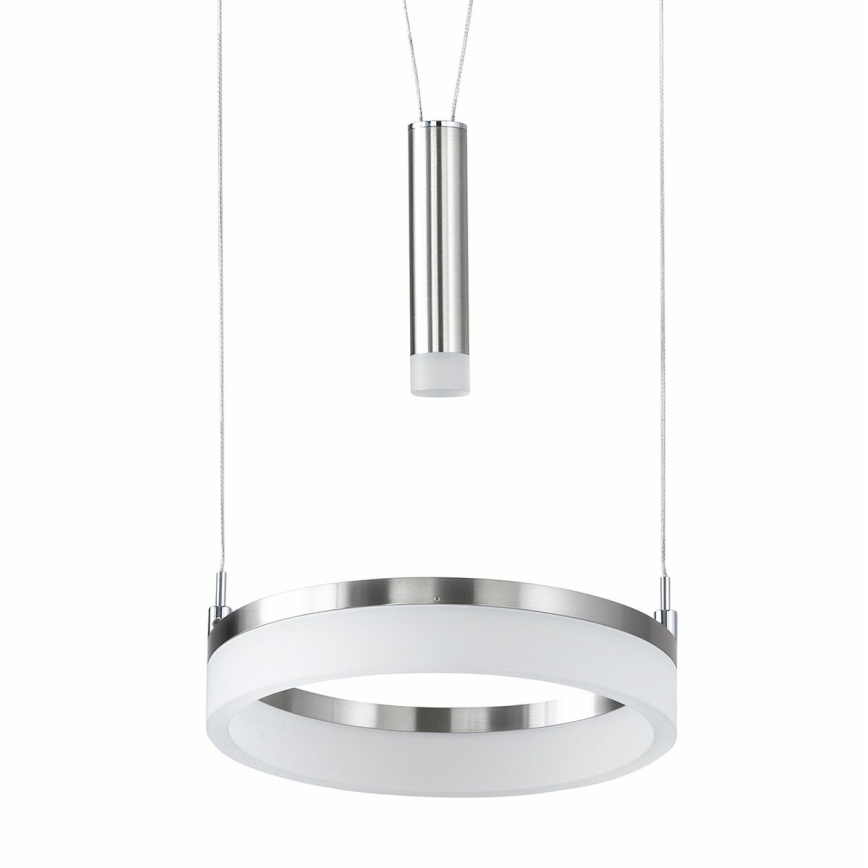 Wofi 6263.02.54.6250 - LED ljusreglerad ljuskrona på textilsladd JETTE LED/10W/230V + LED/1W