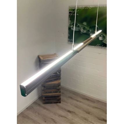 Wofi 6266.01.63.9300 - LED ljuskrona med upphängningsrem KIT LED/32W/230V