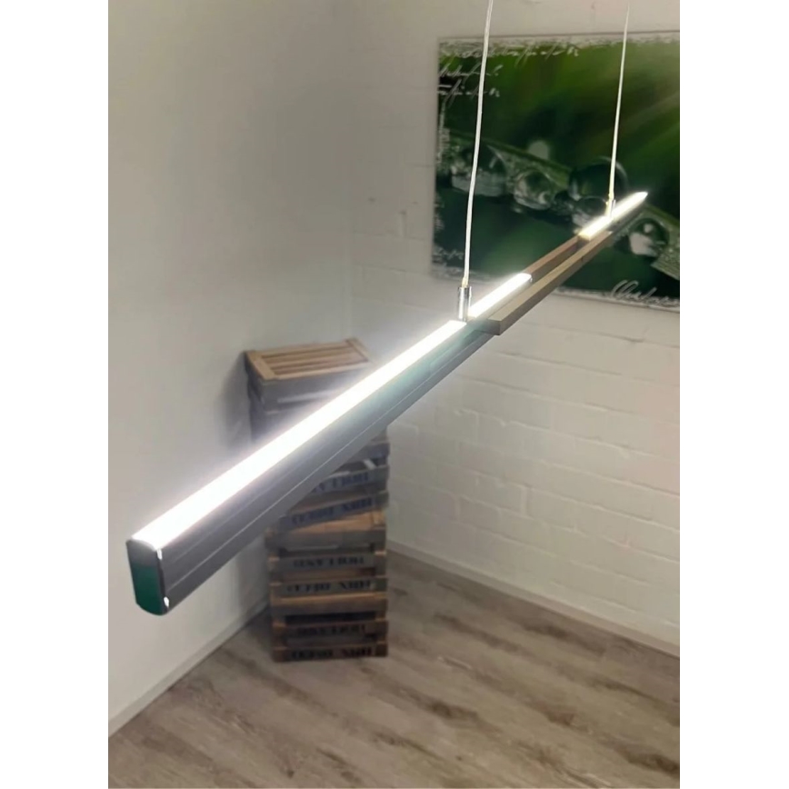 Wofi 6266.01.63.9300 - LED ljuskrona med upphängningsrem KIT LED/32W/230V