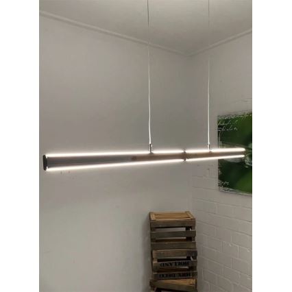 Wofi 6266.01.63.9300 - LED ljuskrona med upphängningsrem KIT LED/32W/230V