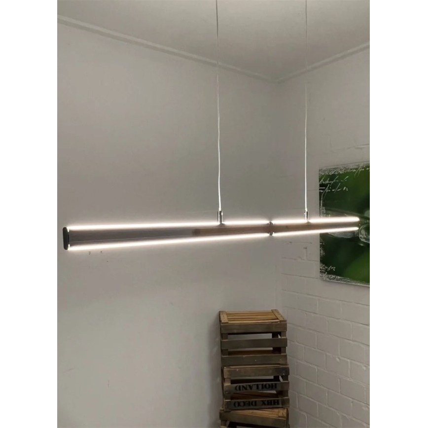 Wofi 6266.01.63.9300 - LED ljuskrona med upphängningsrem KIT LED/32W/230V