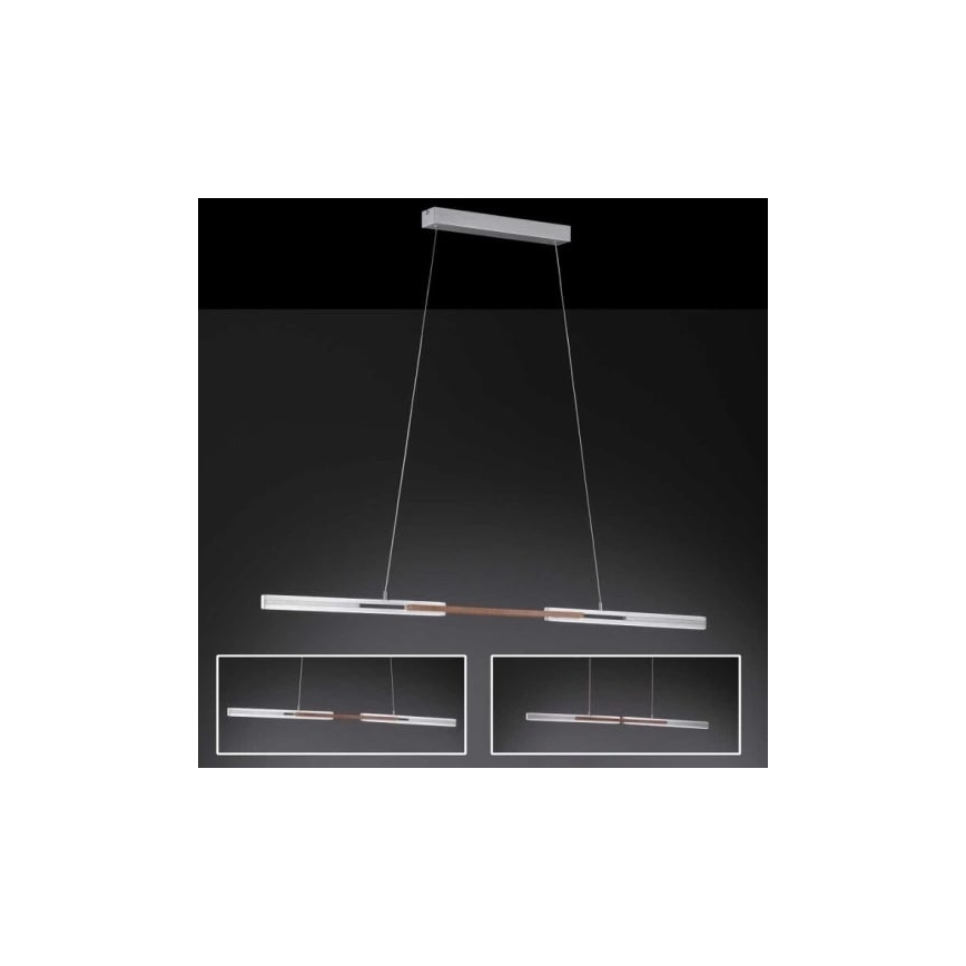 Wofi 6266.01.63.9300 - LED ljuskrona med upphängningsrem KIT LED/32W/230V
