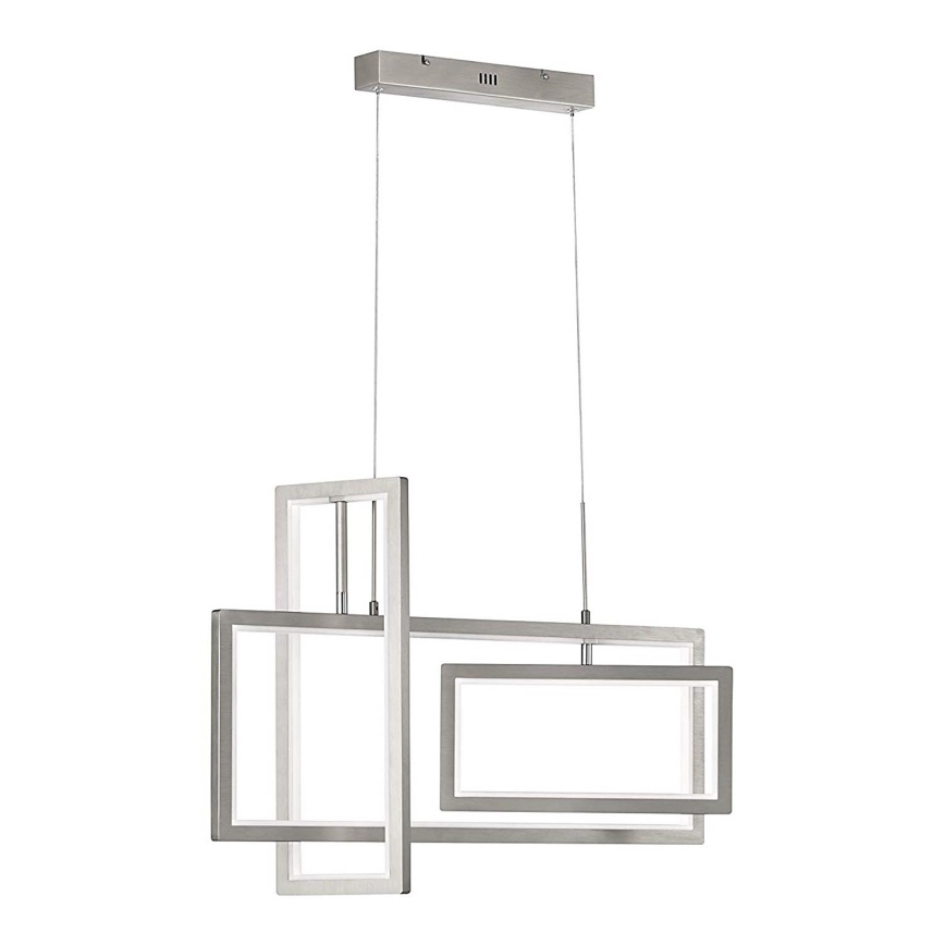 Wofi 6531.03.64.8000 - LED ljusreglerad ljuskrona på textilsladd VISO LED/87W/230V