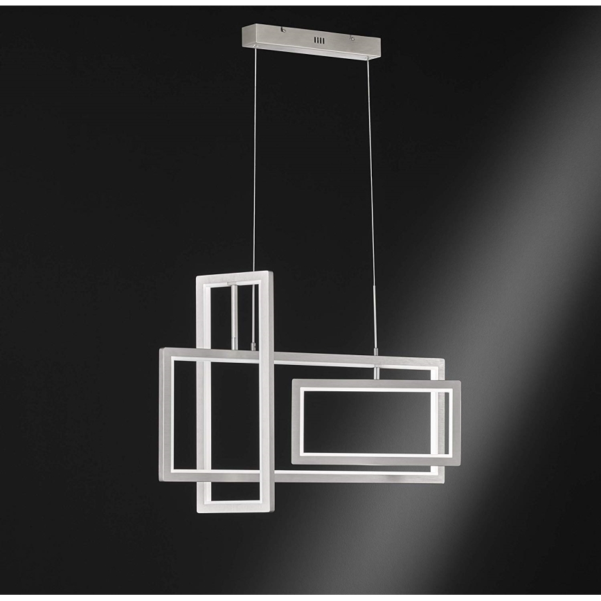 Wofi 6531.03.64.8000 - LED ljusreglerad ljuskrona på textilsladd VISO LED/87W/230V