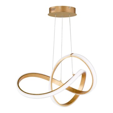 Wofi 70047G - LED ljusreglerad ljuskrona på textilsladd AMBIENTE LED/44W/230V