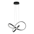 Wofi 70074G - LED ljusreglerad ljuskrona på textilsladd AMBIENTE LED/44W/230V
