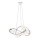 Wofi 7014-807 - LED ljuskrona med textilsladd NANCY 8xG9/3,5W/230V skinande krom