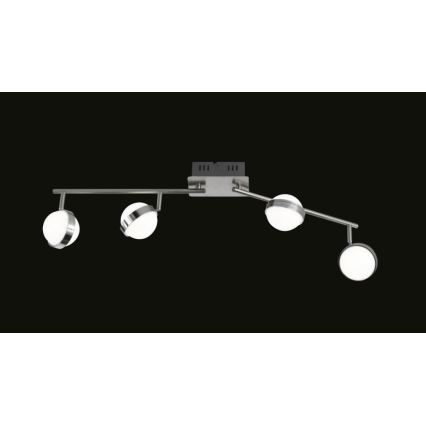 Wofi 7241.04.54.6000 - LED ljusreglerad spotlight  MONDE 4xLED/6W/230V