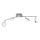 Wofi 7241.04.54.6000 - LED ljusreglerad spotlight  MONDE 4xLED/6W/230V