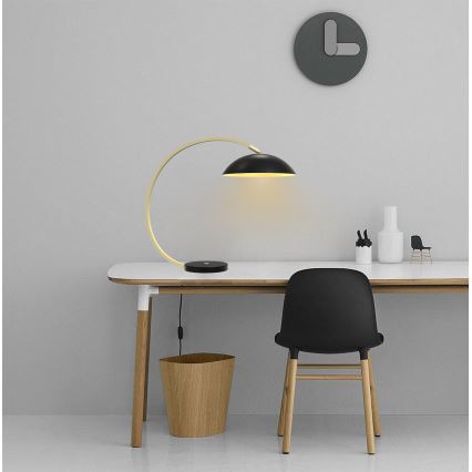 Wofi 8001-104 - LED Dimbar bordslampa med touch ROSCOFF LED/10,5W/230V svart/guld