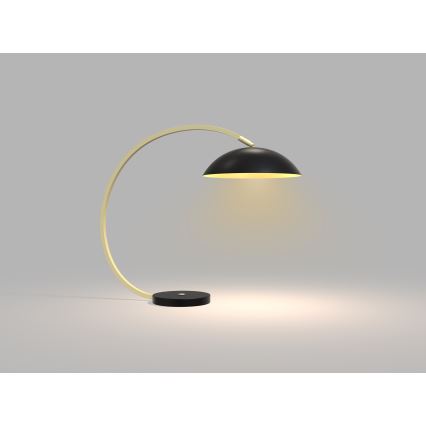 Wofi 8001-104 - LED Dimbar bordslampa med touch ROSCOFF LED/10,5W/230V svart/guld