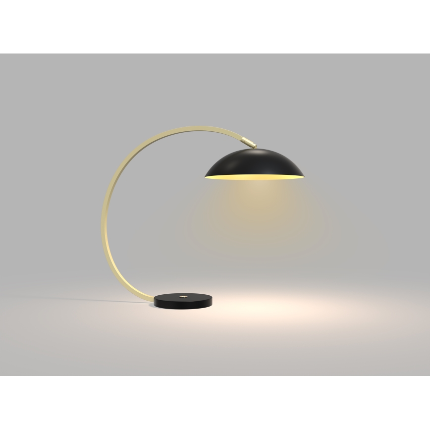 Wofi 8001-104 - LED Dimbar bordslampa med touch ROSCOFF LED/10,5W/230V svart/guld