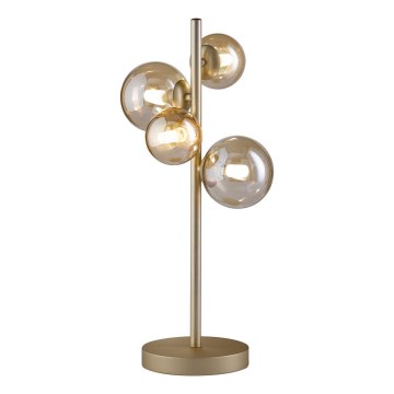 Wofi 8014.04.14.9000 - LED bordslampa VILLA 4xG9/3W/230V gyllene