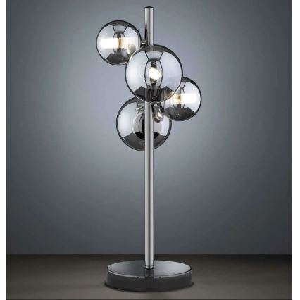 Wofi 8014.04.24.9000 - LED bordslampa VILLA 4xG9/3W/230V svart
