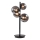 Wofi 8014.04.24.9000 - LED bordslampa VILLA 4xG9/3W/230V svart