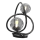 Wofi 8014-205 - LED bordslampa NANCY 2xG9/3,5W/230V svart/skinande krom