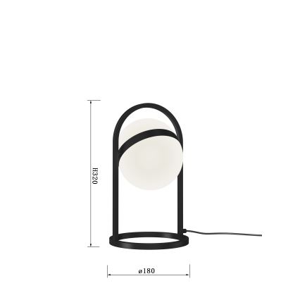 Wofi 8046-102 - LED Dimbar bordslampa med touch AVIGNON LED/10,5W/230V svart