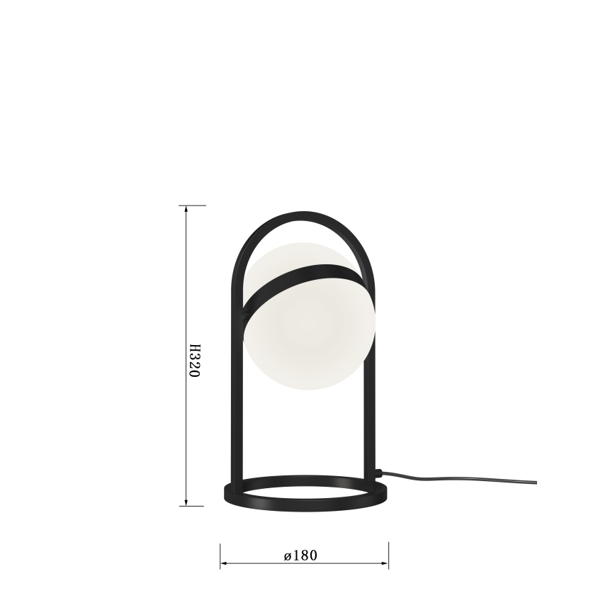 Wofi 8046-102 - LED Dimbar bordslampa med touch AVIGNON LED/10,5W/230V svart