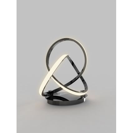 Wofi 8134-105 - LED Dimbar bordslampa med touch INDIGO LED/10,5W/230V svart/skinande krom