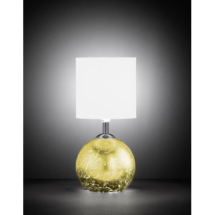 Wofi 8149.02.13.6012 - Bordslampa CARMEN 1xE14/40W/230V + 1xG9/10W gyllene