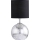 Wofi 8149.02.70.6010 - Bordslampa CARMEN 1xE14/40W/230V svart/silver