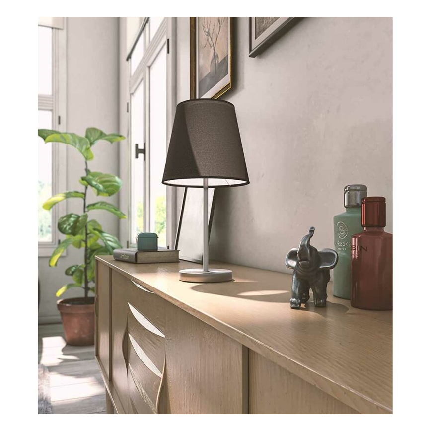 Wofi 8324.01.10.0000 - Bordslampa CESENA 1xE14/42W/230V svart