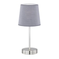 Wofi 8324.01.50.0000 - Bordslampa CESENA 1xE14/42W/230V grå