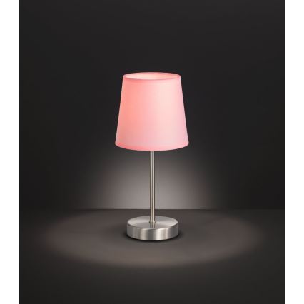 Wofi 832401949000 - Bordslampa CESENA 1xE14/42W/230V rosa