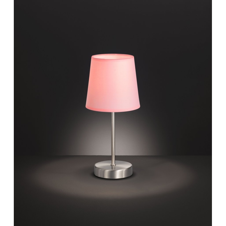 Wofi 832401949000 - Bordslampa CESENA 1xE14/42W/230V rosa
