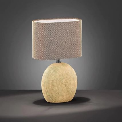 Wofi 845601236000 - Bordslampa CARMEN 1xE14/40W/230V beige