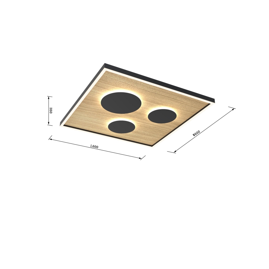 Wofi 9012-306L - LED Dimbar taklampa DIJON LED/40W/230V
