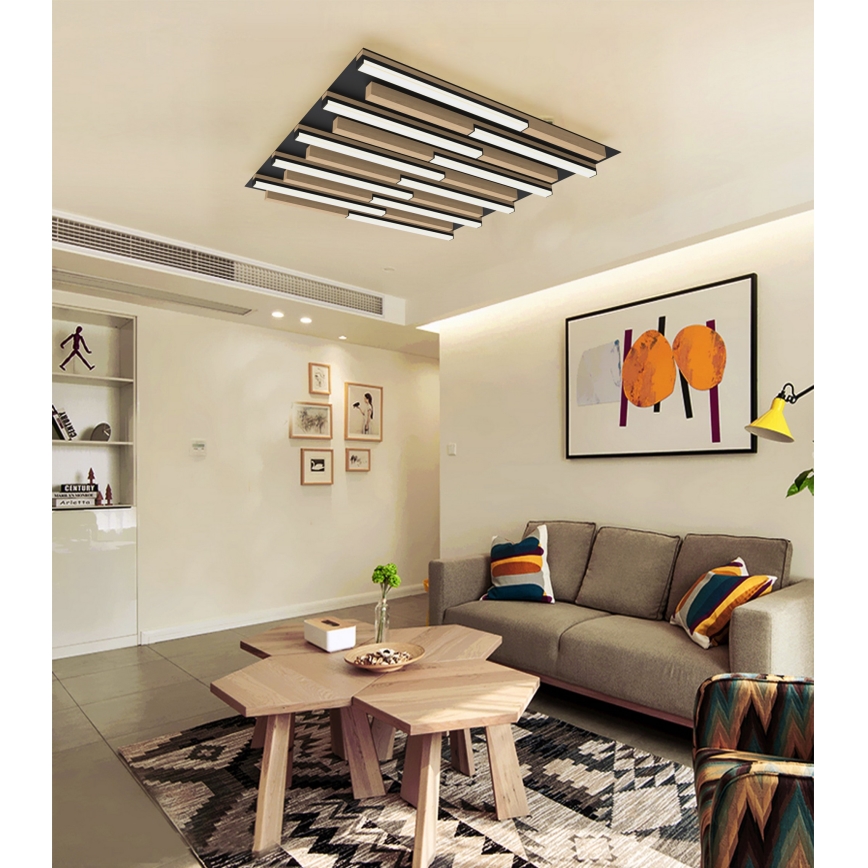 Wofi 9031-1006 - LED Dimbar taklampa PALERMO LED/40W/230V gummiträd