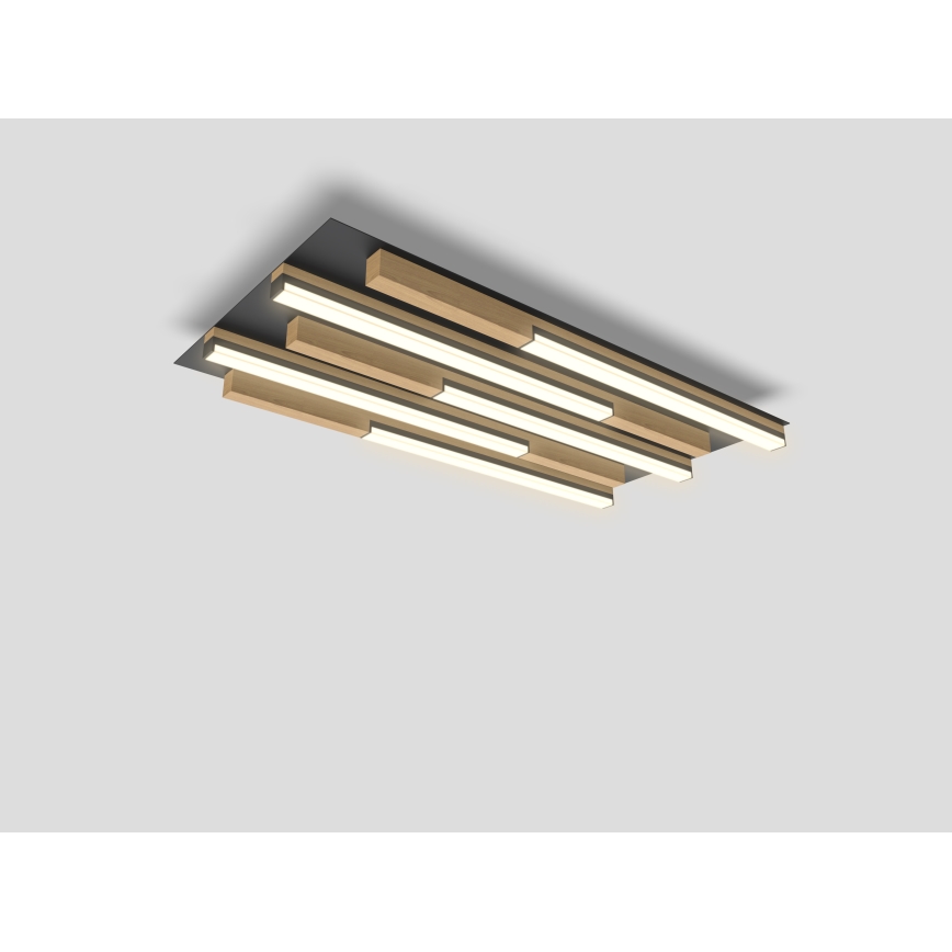 Wofi 9031-506S  - LED Dimbar taklampa PALERMO LED/34W/230V gummiträd