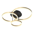 Wofi 9049-401 - LED dimbar taklampa PERPIGNAN LED/51W/230V guld