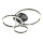Wofi 9049-405 - Dimbar LED ytmonterad ljuskrona PERPIGNAN LED/51W/230V svart/skinande krom