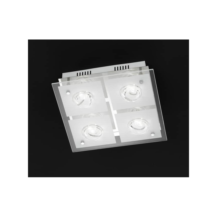 Wofi 9105.04.01.6300 - LED taklampa TYRA 4xLED/4W/230V