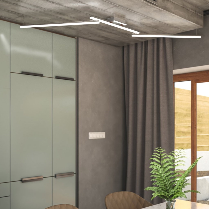 Wofi 9163.03.01.0000 - LED fäst ljuskrona CLAY 3xLED/10W/230V