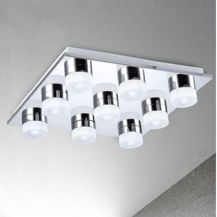 Wofi 9175.09.01.0000 - LED ljusreglerad taklampa  LOGAN 9xLED/4,2W/230V