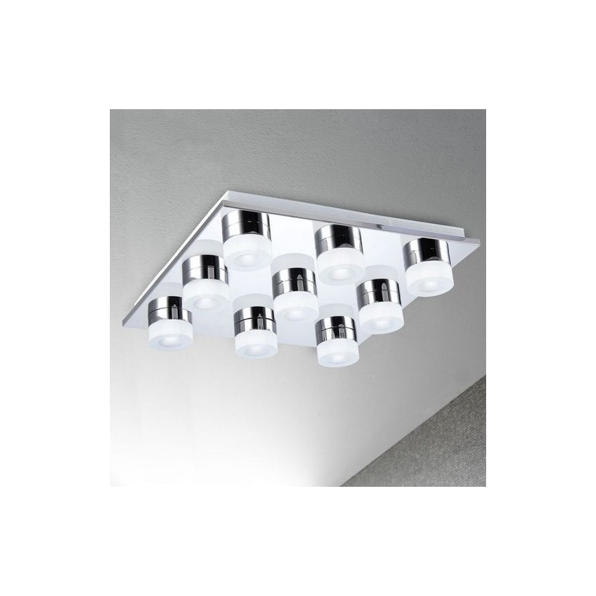 Wofi 9175.09.01.0000 - LED ljusreglerad taklampa  LOGAN 9xLED/4,2W/230V